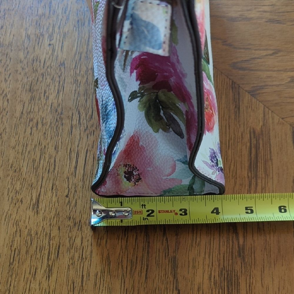NWT Carlos Santa Floral Medium Purse Crossbody Bag - Picture 7 of 11